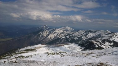 manzara güzel kış dağlar 