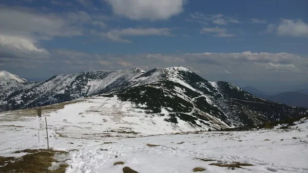 Mooie Winter Bergen Landschap — Stockfoto