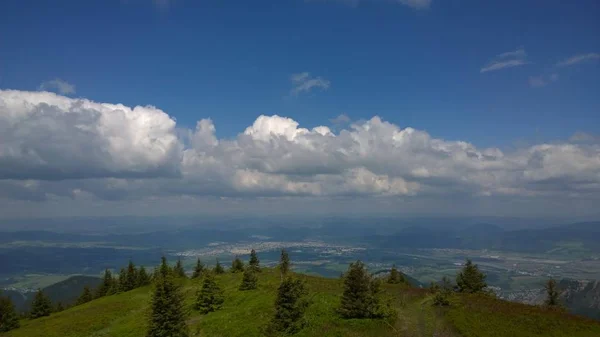 Θέα Από Τους Λόφους Σλοβακία — Φωτογραφία Αρχείου