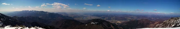 Вид Заснеженные Горы — стоковое фото