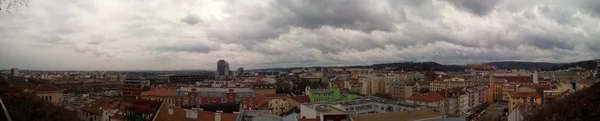 Luftaufnahme Der Alten Europäischen Stadt — Stockfoto