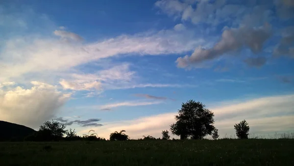 Beau Paysage Prairie Slovaquie — Photo