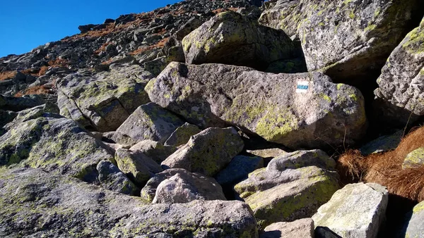 Hermoso Paisaje Montaña Piedra Durante Día — Foto de Stock