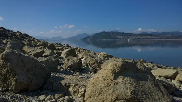 冬季山区河流 — 图库照片