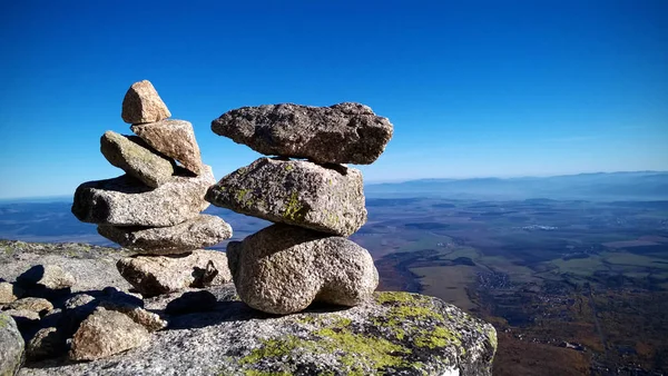 Rock towers on Slavkovsky Stit (Peak) in High Tatras mountains, Slovakia