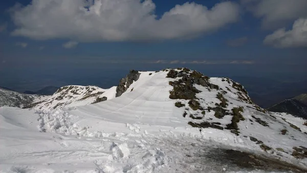 Krásné Zimní Hory Krajina — Stock fotografie