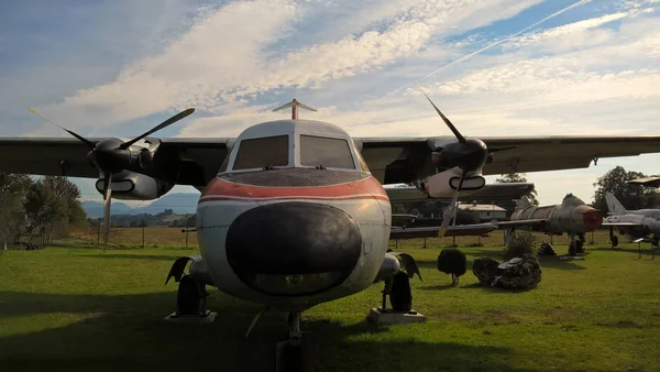 Müzedeki Eski Sovyet Uçakları — Stok fotoğraf