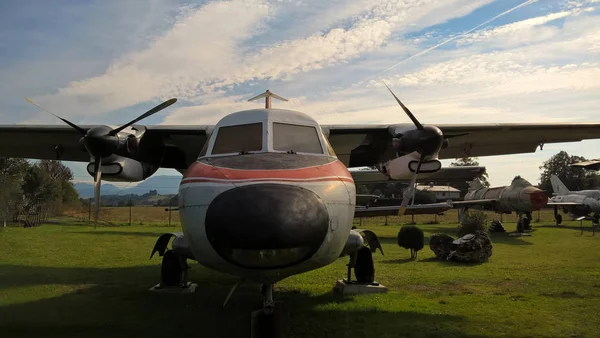 Alte Sowjetische Flugzeuge Museum Freien — Stockfoto