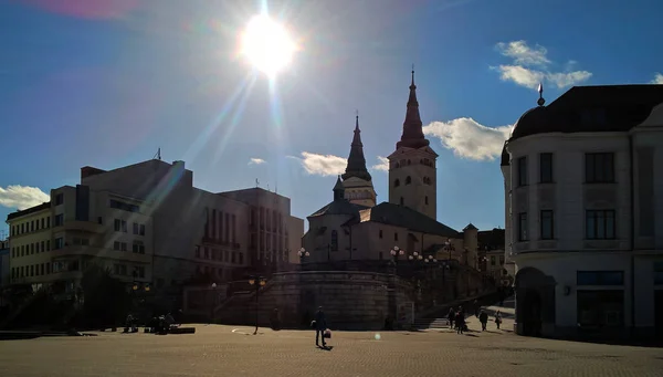 Staré Evropské Město Slunečného Dne — Stock fotografie