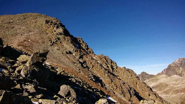 Slavkovsky Stit Piek Het Hoge Tatras Gebergte Slowakije — Stockfoto