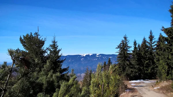 Dağ Manzarasının Havadan Görünüşü — Stok fotoğraf