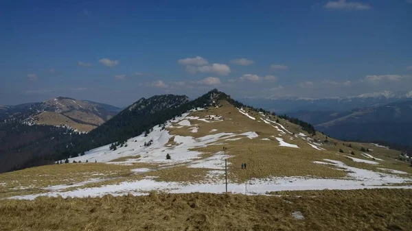 Paisaje Montaña Invierno Día Soleado —  Fotos de Stock