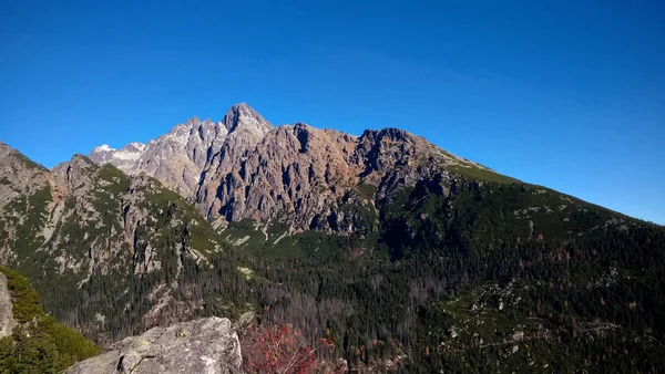 Slavkovsky Stit Pico Altas Montanhas Tatras Eslováquia — Fotografia de Stock