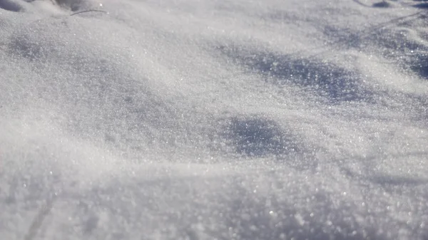 Белый Снежный Фон Природе — стоковое фото