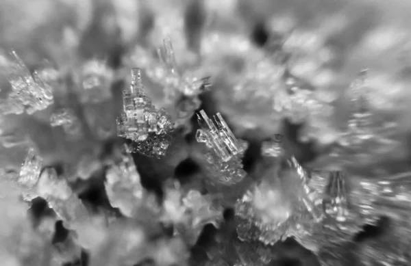Vita Kristaller Abstrakt Bakgrund — Stockfoto