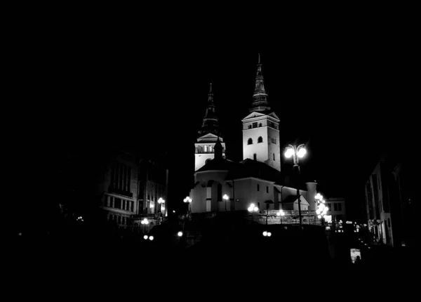 Vista Nocturna Ciudad —  Fotos de Stock