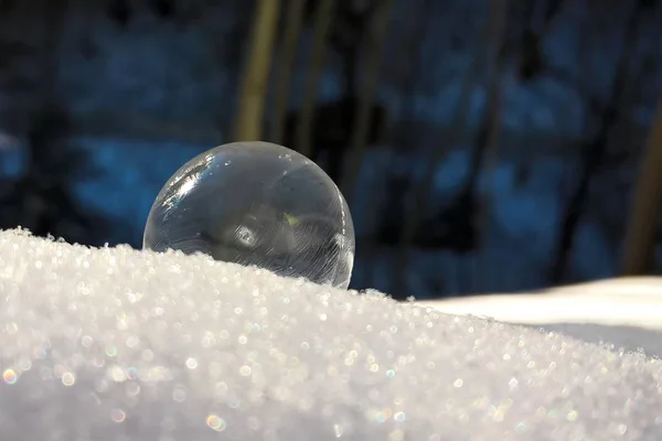 White Bubble White Snow — ストック写真