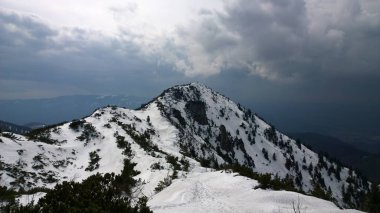 manzara güzel kış dağlar 