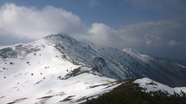 manzara güzel kış dağlar 