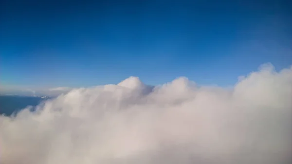 Ovanför Molnen Foto Från Planet — Stockfoto