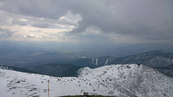 Mooie Winter Bergen Landschap — Stockfoto