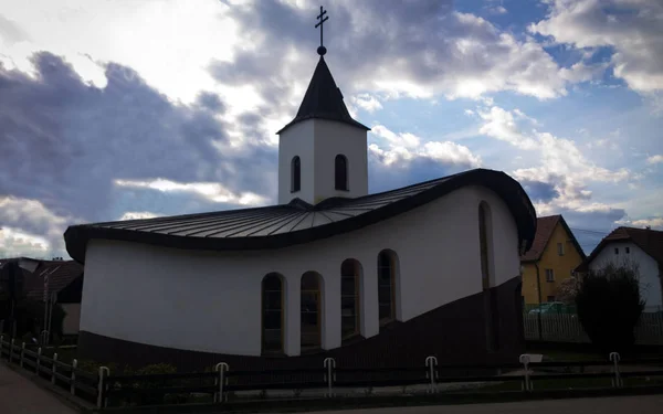 Vieille Église Dans Ville Européenne — Photo