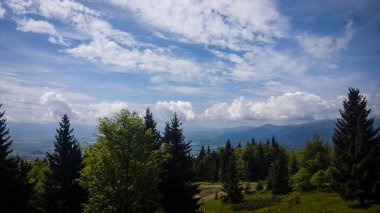 Slovakya 'daki güzel dağ manzarası