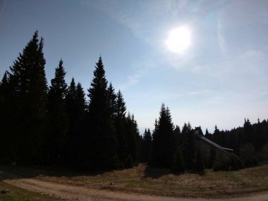 Tepelerden manzara. Slovakya