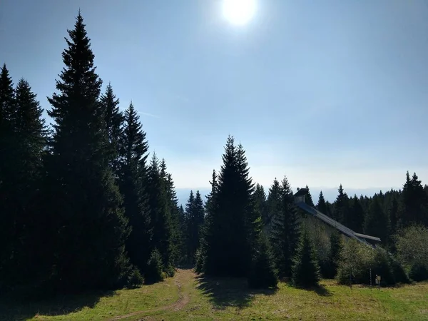 Blick Von Den Hügeln Slowakei — Stockfoto