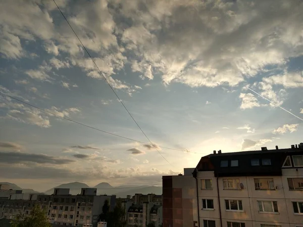 유럽의 상공에 구름낀 — 스톡 사진
