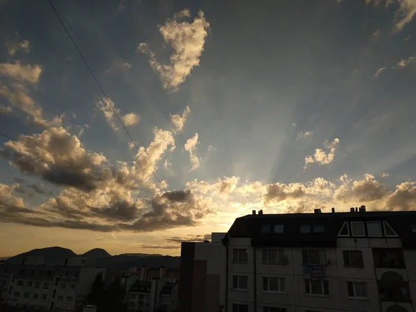 유럽의 상공에 구름낀 — 스톡 사진