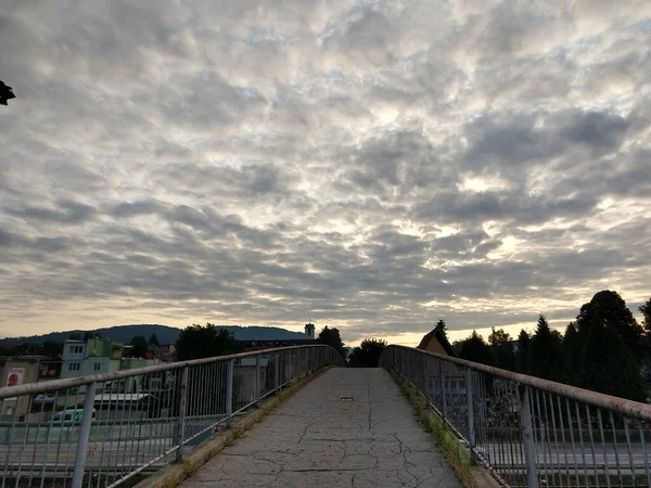 Puente Vacío Ciudad Europea — Foto de Stock