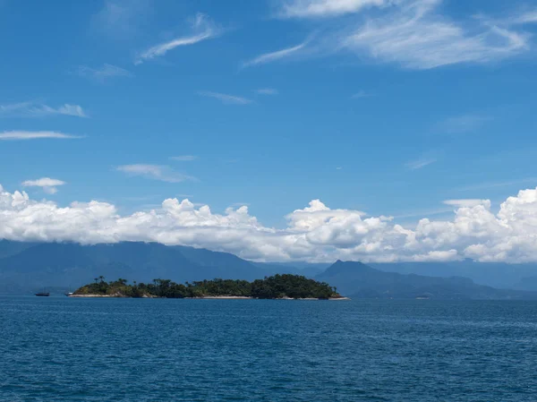 Vista Panorámica Paraty Ilho Pelado Día Verano — Foto de Stock