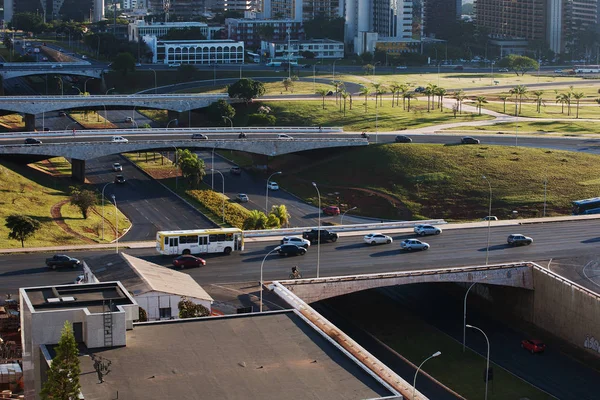 Brail Marzo 2017 Vista Urbana Ciudad Brasil Día Verano — Foto de Stock