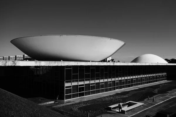 Brasil Congresso Nacional Março 2017 Visão Urbana Congresso Nacional — Fotografia de Stock