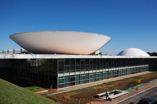 Brasil Congresso Nacional Marzo 2017 Vista Urbana Congresso Nacional — Foto de Stock