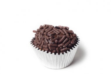 beyaz zemin üzerinde lezzetli tatlı tatlı