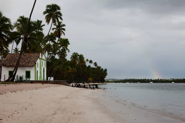 Naturskön Utsikt Över Praia Dos Carneiros — Stockfoto