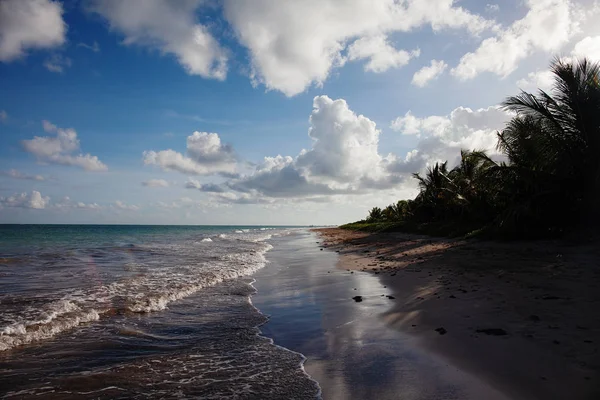 Malowniczy Widok Miguel Dos Milagres Praia Toque — Zdjęcie stockowe