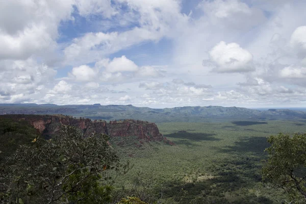 Landscape at Chapada dos Guimares, a city located in central Brazil, 62 km from the city of Cuiaba, the capital of Mato Grosso State. It is the geographic center of South America.