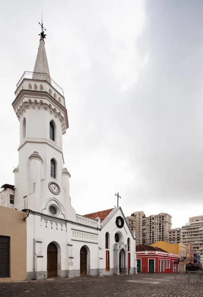 Curitiba Parana Brasilien Dezember 2017 Rosenkirche Historischen Zentrum Von Curitiba — Stockfoto