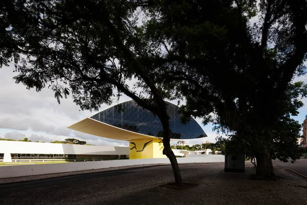 Курітіба Парана Бразилія Грудня 2017 Прекрасний Вид Сучасну Архітектуру Музей — стокове фото