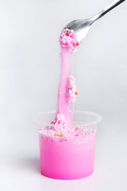 ışık zeminüzerinde parlak balçık yakın görünümü