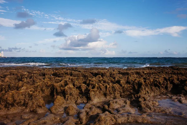 Niesamowity Widok Porto Galinha Kurcząt Port Beach Pernambuco Państwo Północno — Zdjęcie stockowe