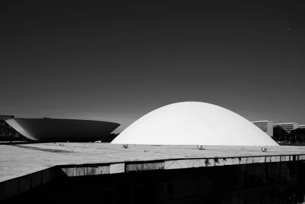 Brasilia Brasil Noviembre 2016 Fila Edificios Ministeriales Del Gobierno Brasil —  Fotos de Stock