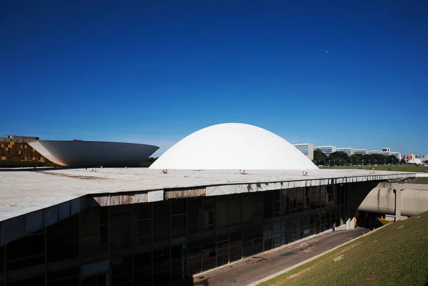 Brasilia Brasil Noviembre 2016 Fila Edificios Ministeriales Del Gobierno Brasil —  Fotos de Stock