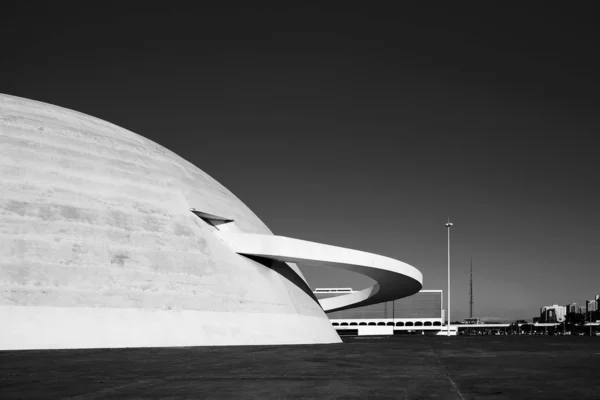 Brasilia Brazylia Listopada 2016 Muzeum Narodowe Republiki Został Zaprojektowany Przez — Zdjęcie stockowe