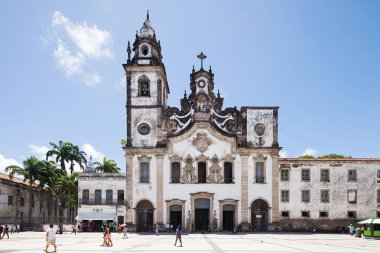 Recife, Pernambuco, Brezilya - 29 Ocak 2019: Nossa Senhora do Carmo Bazilikası Da Recife Bazilikası, Carmel Dağı'nın Our Lady'sine ait katolik bir mimari komplekstir.. 