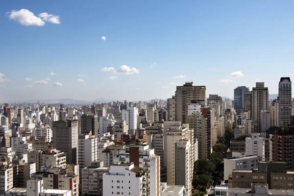 Sao Paulo Brasilien Blick Auf Gebäude Rund Die Paulista Allee — Stockfoto