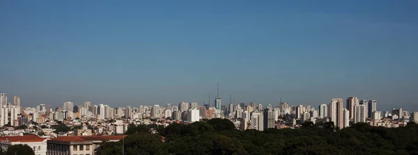 Sao Paulo Brasil Vista Edificios Alrededor Avenida Paulista Con Hermoso —  Fotos de Stock
